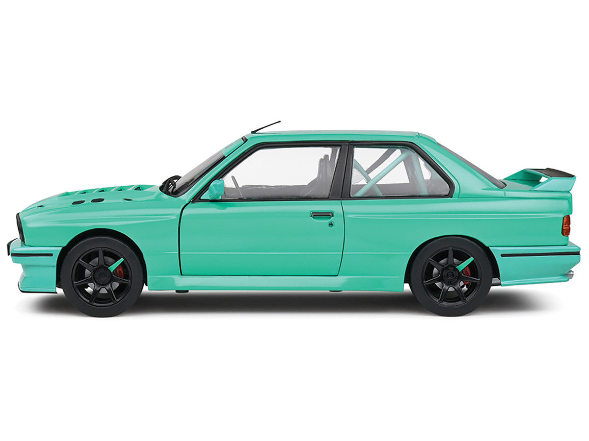 1990 BMW E30 M3 Custom "Drift Missile" Blue 1/18 Diecast Model Car by Solido LuxuryLifeWay Online Store