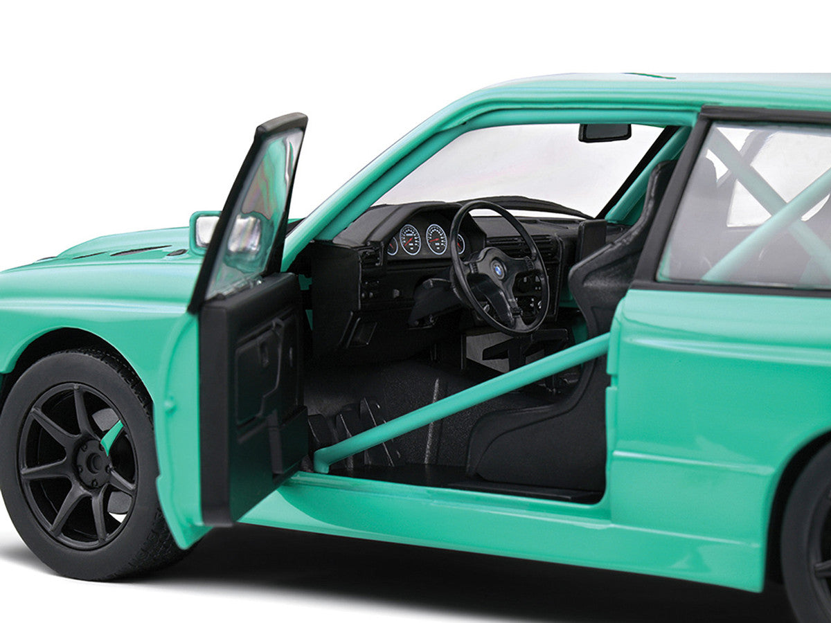1990 BMW E30 M3 Custom "Drift Missile" Blue 1/18 Diecast Model Car by Solido LuxuryLifeWay Online Store