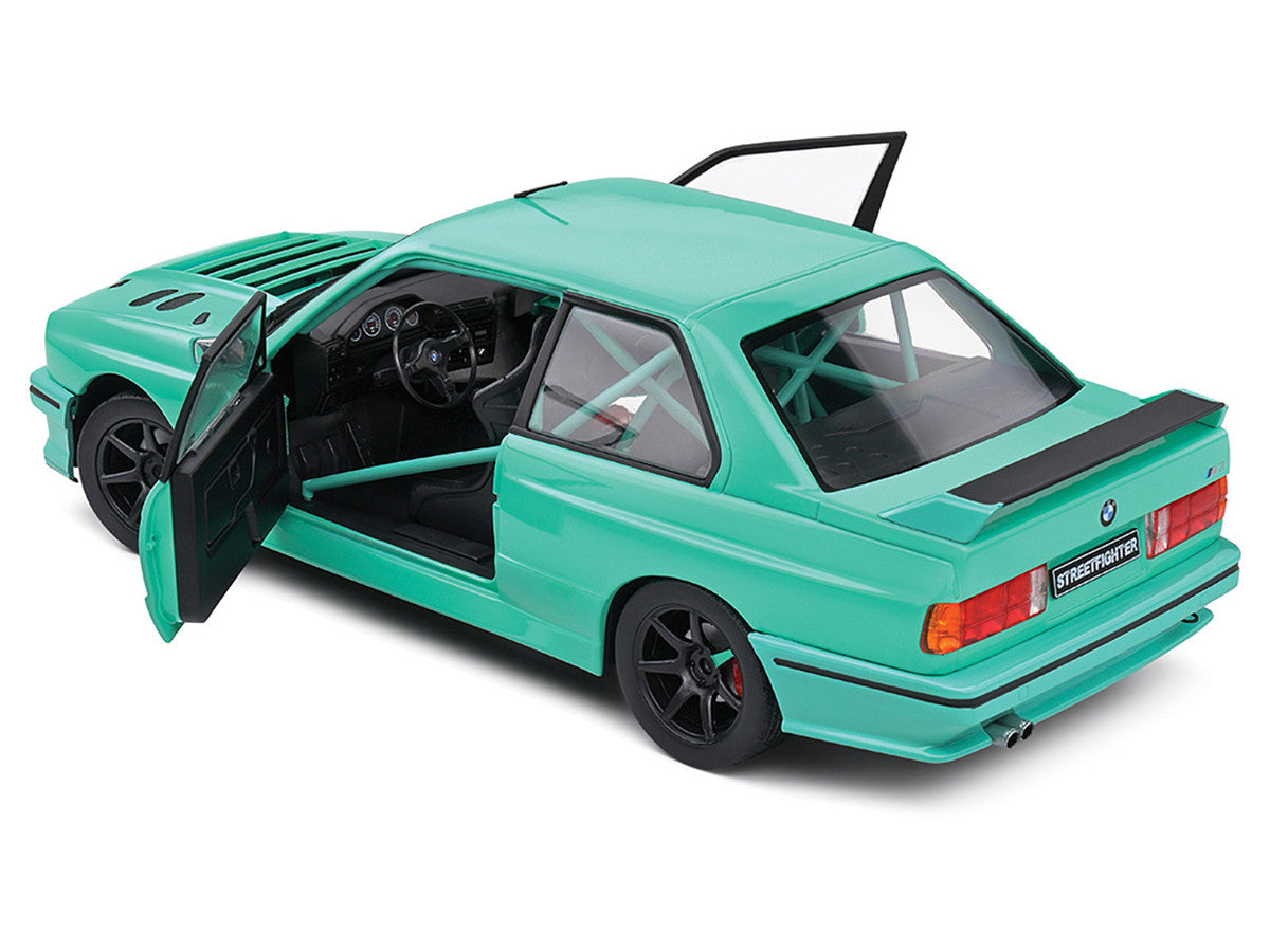 1990 BMW E30 M3 Custom "Drift Missile" Blue 1/18 Diecast Model Car by Solido LuxuryLifeWay Online Store