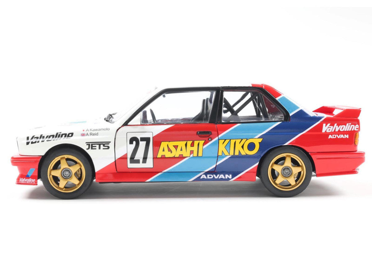 BMW E30 M3 #27 Atsushi Kawamoto - Anthony Reid "Japanese Touring Car Championship" (1986) "Competition" Series 1/18 Diecast Model Car by Solido LuxuryLifeWay Online Store