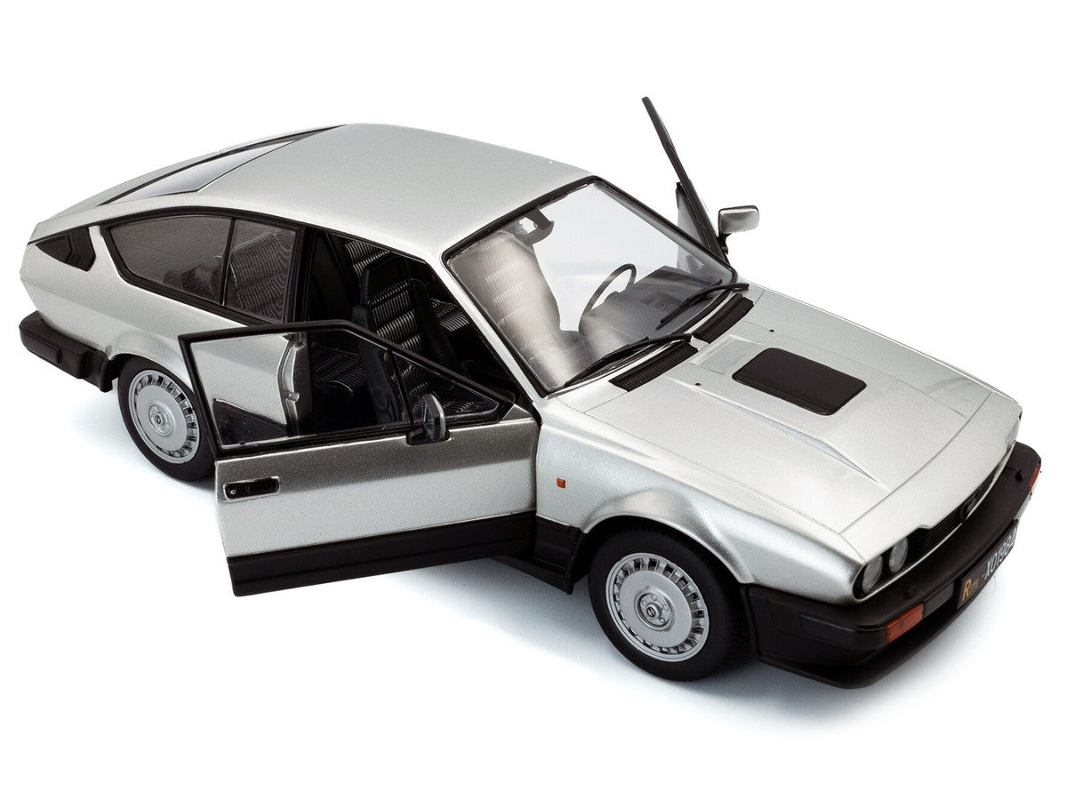 1984 Alfa Romeo GTV6 Silver Metallic 1/18 Diecast Model Car by Solido LuxuryLifeWay Online Store