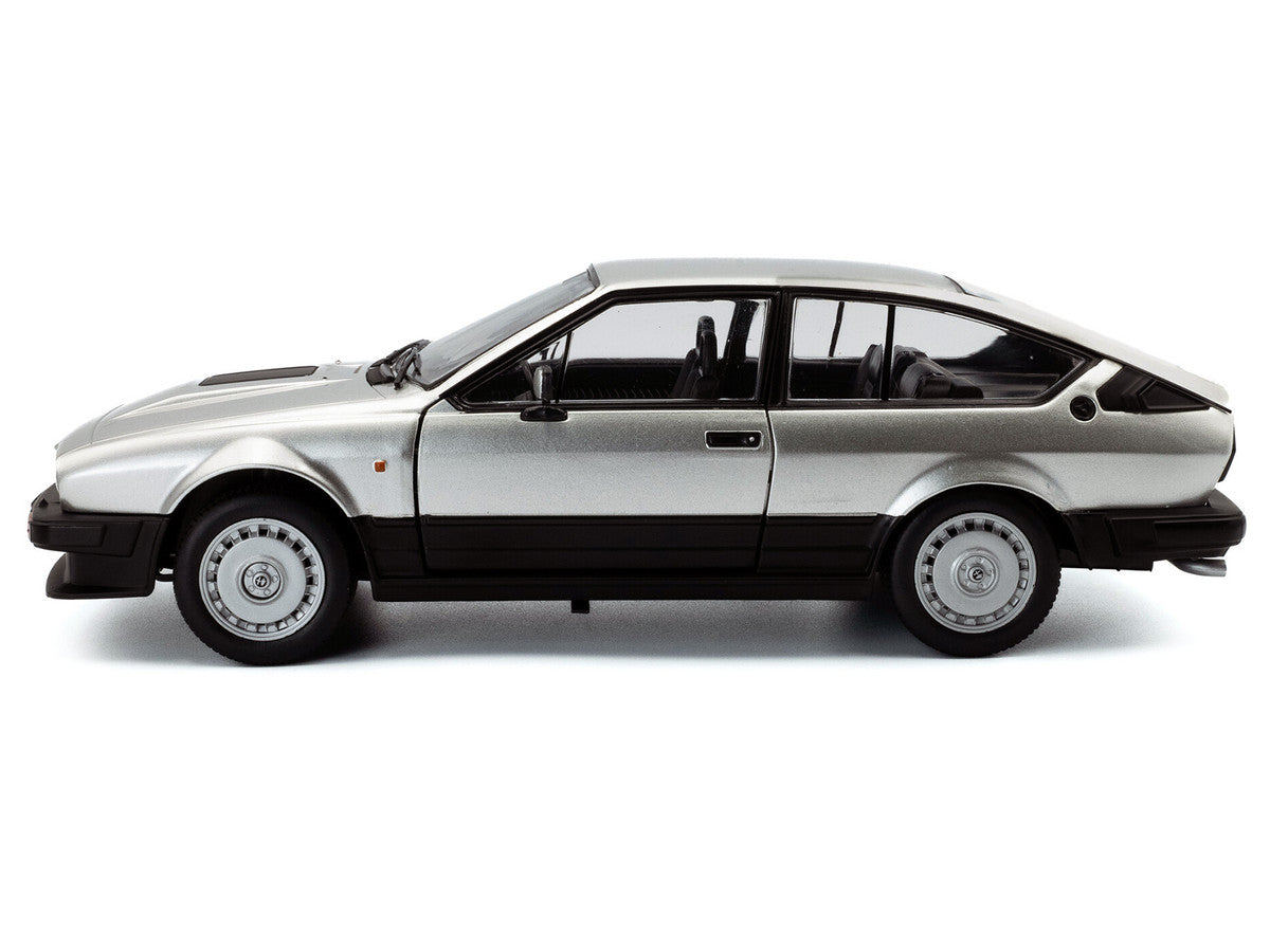 1984 Alfa Romeo GTV6 Silver Metallic 1/18 Diecast Model Car by Solido LuxuryLifeWay Online Store