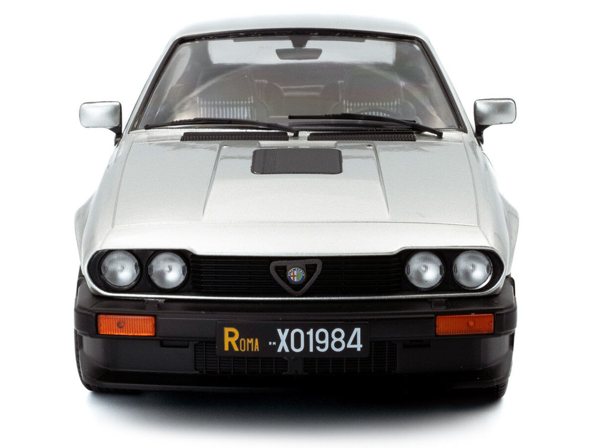 1984 Alfa Romeo GTV6 Silver Metallic 1/18 Diecast Model Car by Solido LuxuryLifeWay Online Store
