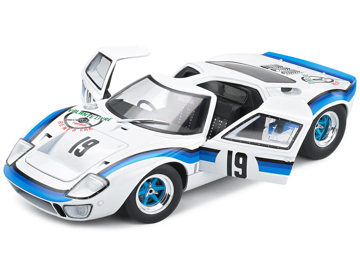 Ford GT40 MK.1 RHD (Right Hand Drive) #19 Emilio Marta "Angola Championship" (1973) "Competition" Series 1/18 Diecast Model Car by Solido LuxuryLifeWay Online Store