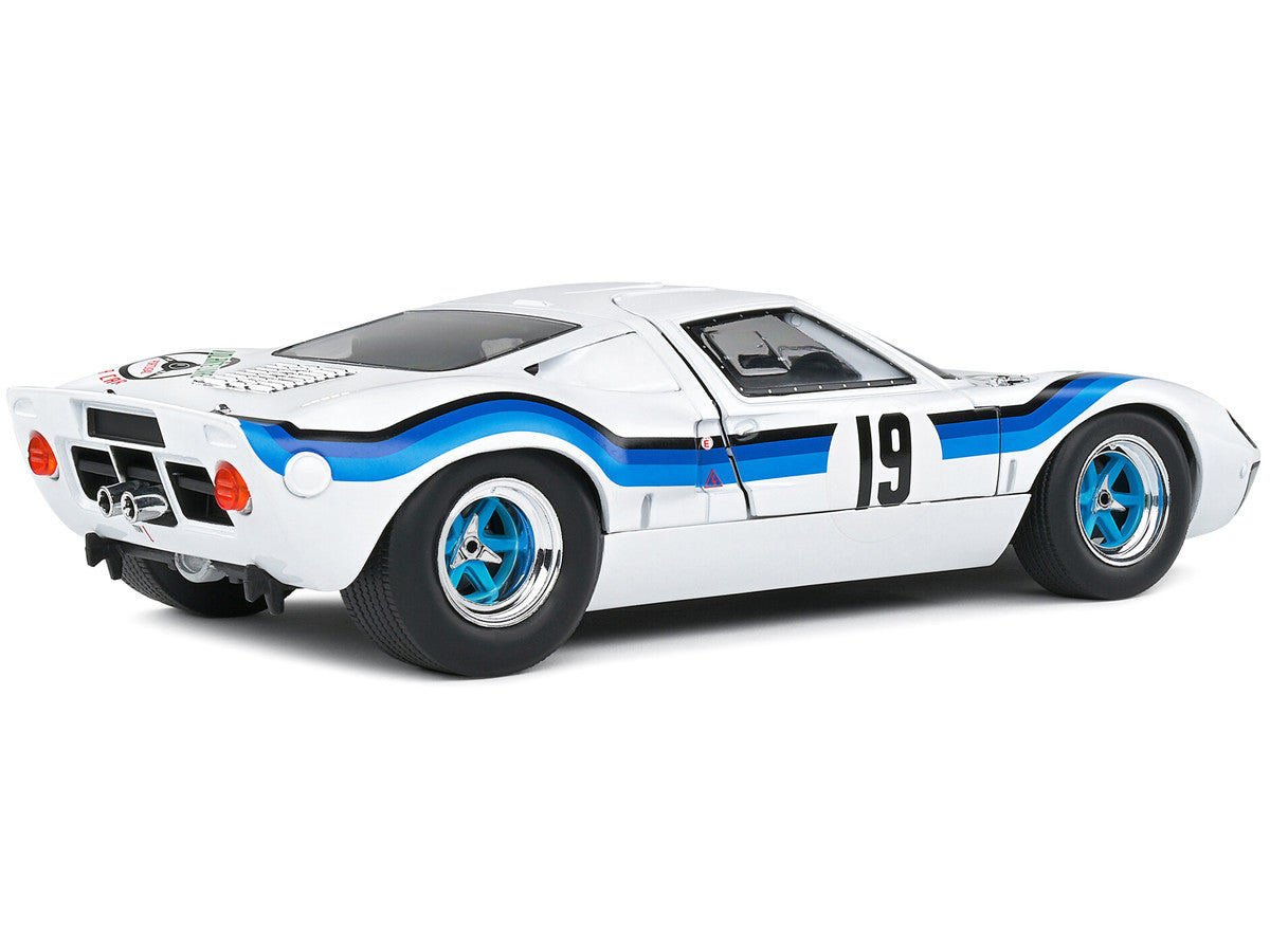 Ford GT40 MK.1 RHD (Right Hand Drive) #19 Emilio Marta "Angola Championship" (1973) "Competition" Series 1/18 Diecast Model Car by Solido LuxuryLifeWay Online Store