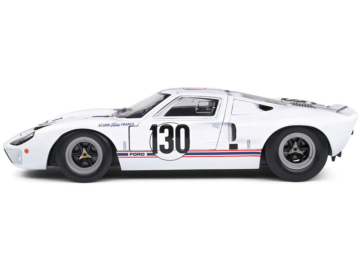 Ford GT40 MK1 #130 Henri Greder - Jean-Michel Giorgi "Targa Florio" (1967) "Competition" Series 1/18 Diecast Model Car by Solido LuxuryLifeWay Online Store