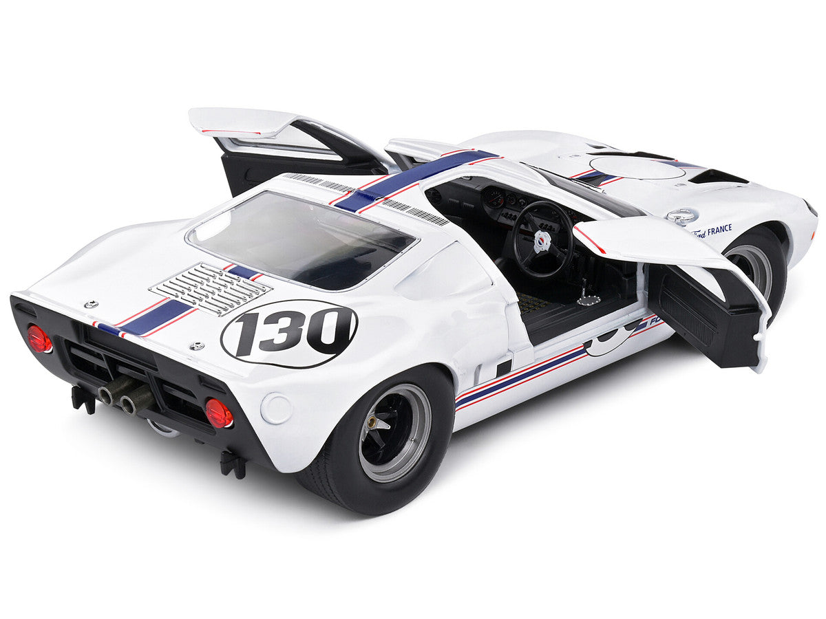 Ford GT40 MK1 #130 Henri Greder - Jean-Michel Giorgi "Targa Florio" (1967) "Competition" Series 1/18 Diecast Model Car by Solido LuxuryLifeWay Online Store