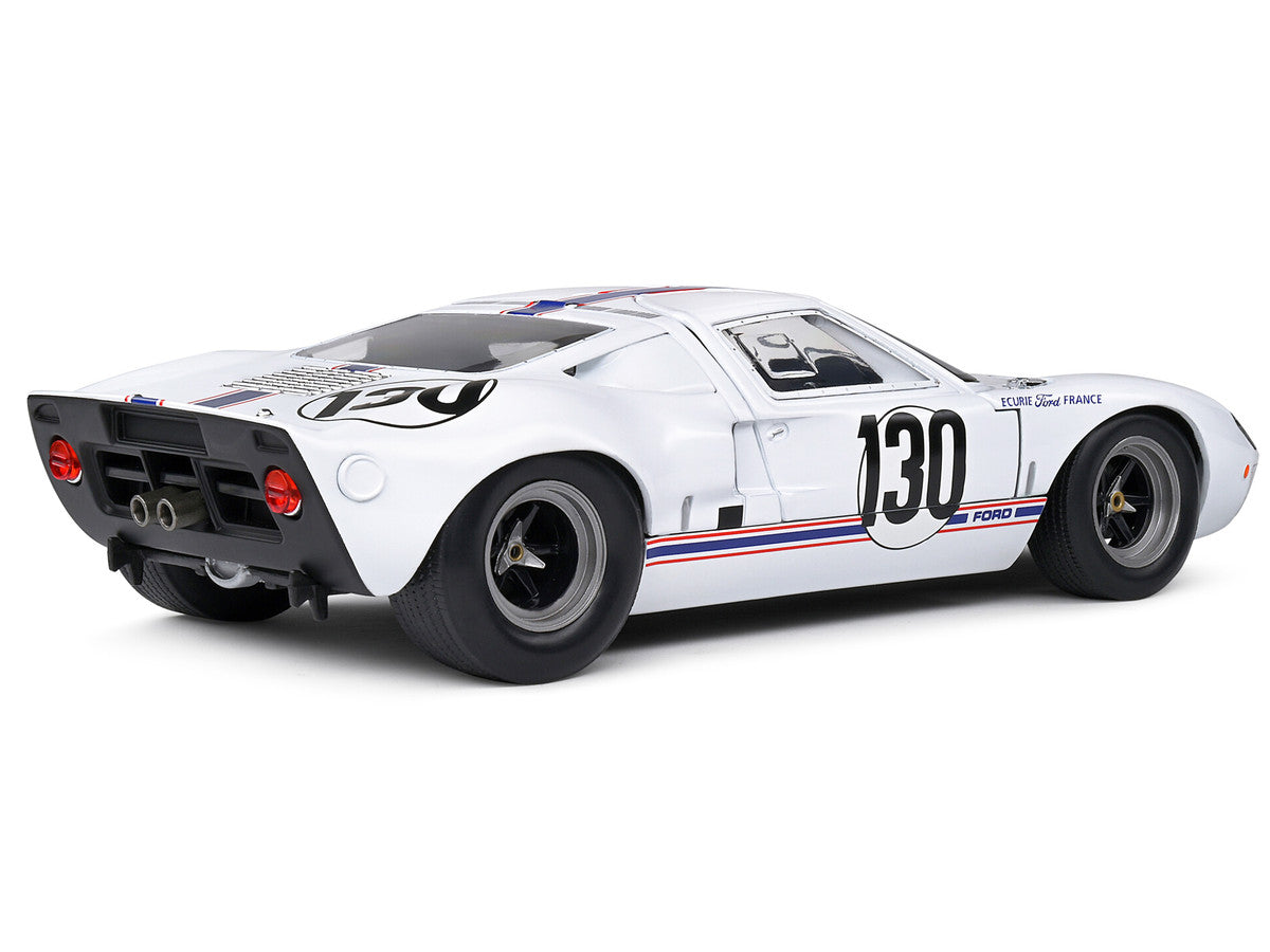Ford GT40 MK1 #130 Henri Greder - Jean-Michel Giorgi "Targa Florio" (1967) "Competition" Series 1/18 Diecast Model Car by Solido LuxuryLifeWay Online Store