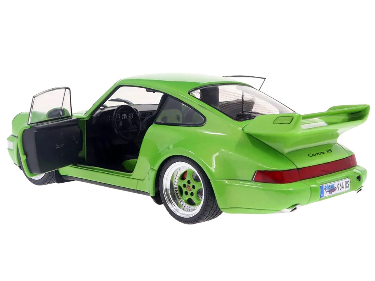 1990 Porsche 911 (964) Carrera RS "Streetfighter" Green Metallic 1/18 Diecast Model Car by Solido LuxuryLifeWay Online Store