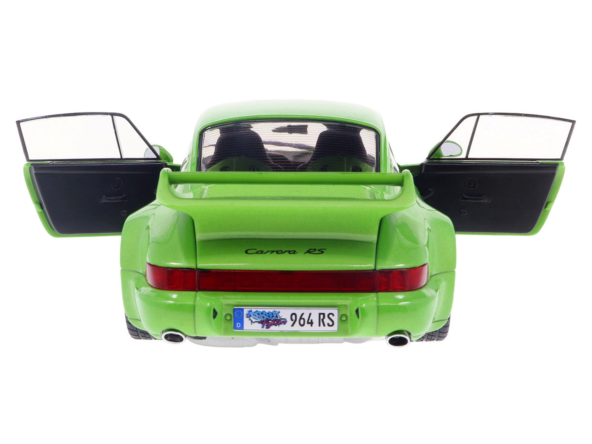1990 Porsche 911 (964) Carrera RS "Streetfighter" Green Metallic 1/18 Diecast Model Car by Solido LuxuryLifeWay Online Store