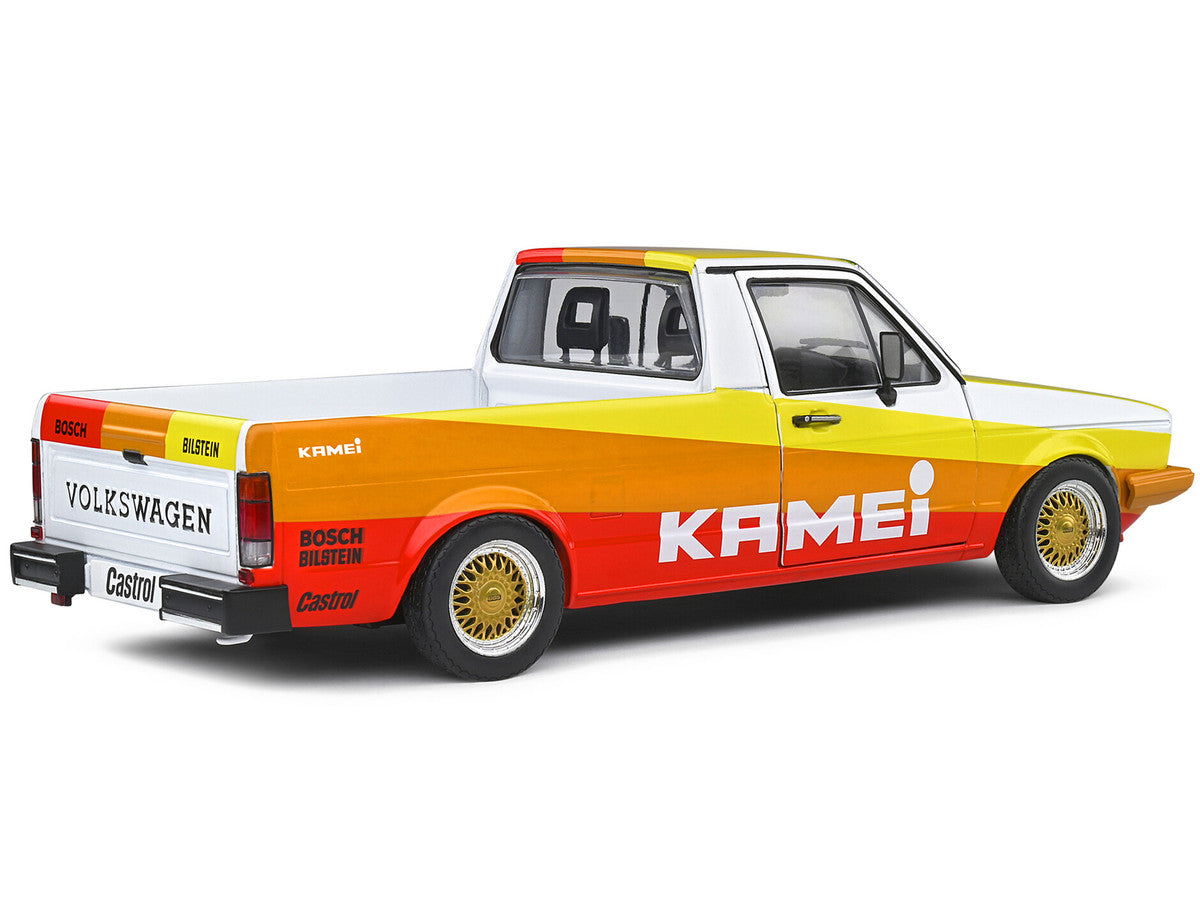 1982 Volkswagen Caddy MK 1 Pickup Truck "Kamei Tribute" 1/18 Diecast Model Car by Solido LuxuryLifeWay Online Store