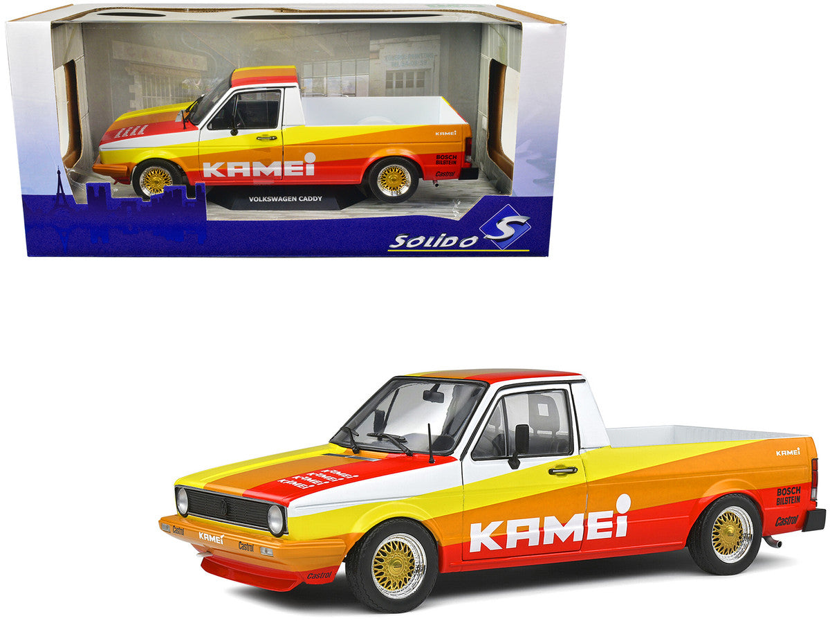 1982 Volkswagen Caddy MK 1 Pickup Truck "Kamei Tribute" 1/18 Diecast Model Car by Solido LuxuryLifeWay Online Store
