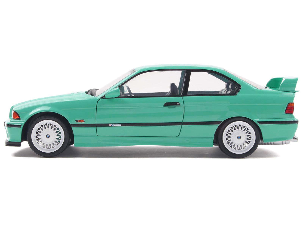 1991 BMW E36 M3 "Solido Works" Mint Green with Mint Green Interior 1/18 Diecast Model Car by Solido LuxuryLifeWay Online Store