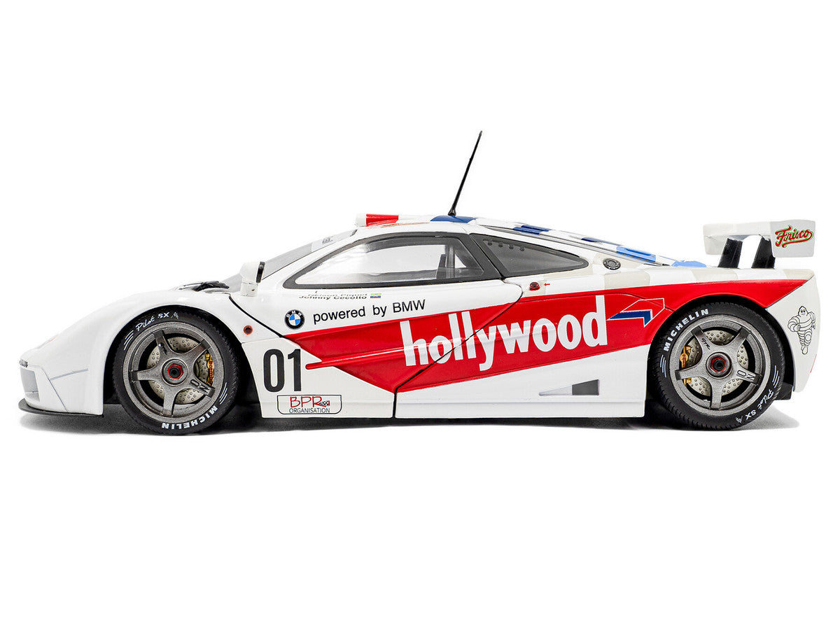 McLaren F1 GTR Short Tail #01 Nelson Piquet - Johnny Cecotto Winner "2 Hours of Brasilia" (1996) "Competition" Series 1/18 Diecast Model Car by Solido LuxuryLifeWay Online Store