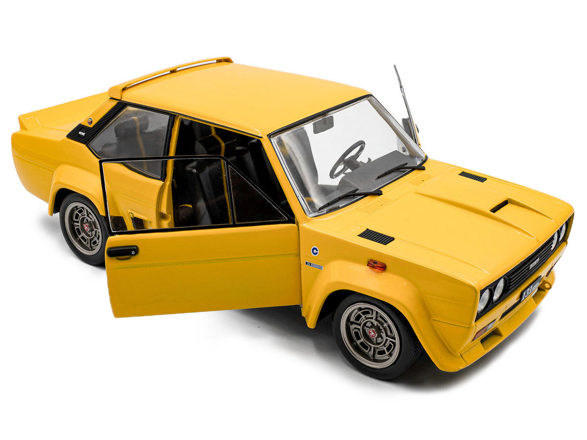 1980 Fiat 131 Abarth Yellow 1/18 Diecast Model Car by Solido LuxuryLifeWay Online Store