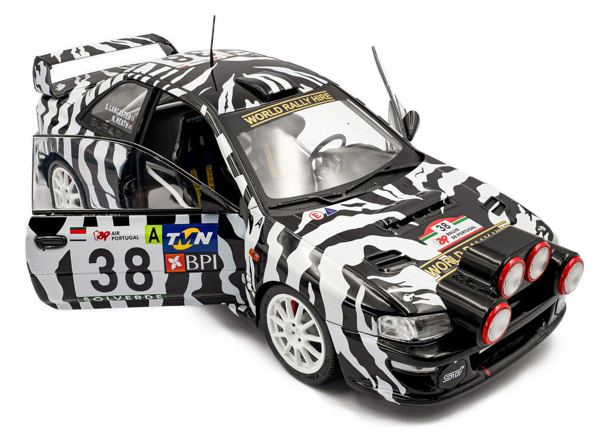 Subaru Impreza S5 WRC99 #38 Nigel Heath - Steve Lancaster "Rallye de Portugal" (2001) "Competition" Series 1/18 Diecast Model Car by Solido LuxuryLifeWay Online Store
