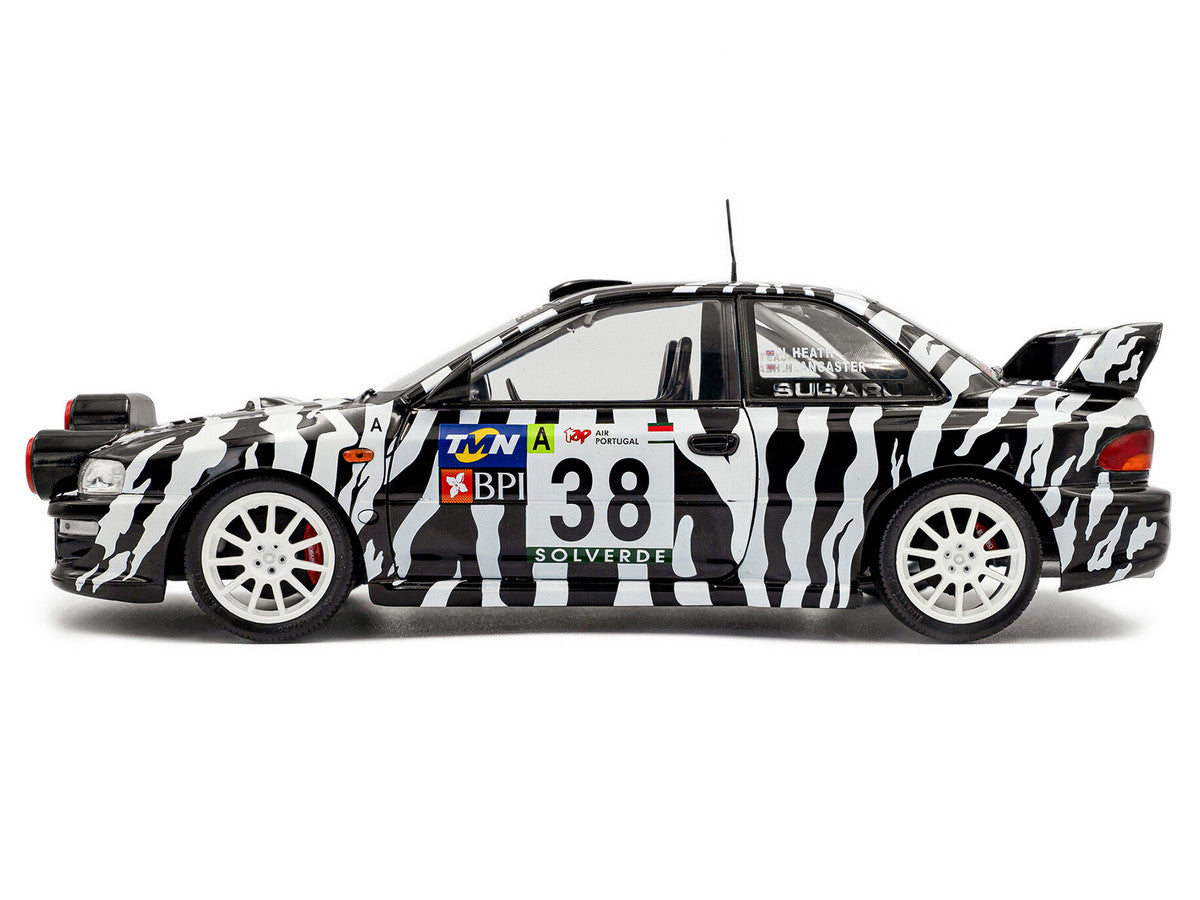 Subaru Impreza S5 WRC99 #38 Nigel Heath - Steve Lancaster "Rallye de Portugal" (2001) "Competition" Series 1/18 Diecast Model Car by Solido LuxuryLifeWay Online Store