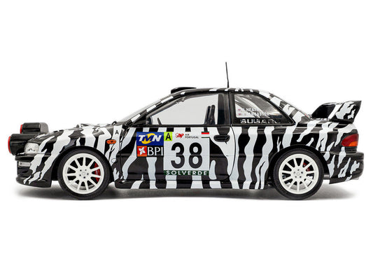 Subaru Impreza S5 WRC99 #38 Nigel Heath - Steve Lancaster "Rallye de Portugal" (2001) "Competition" Series 1/18 Diecast Model Car by Solido LuxuryLifeWay Online Store