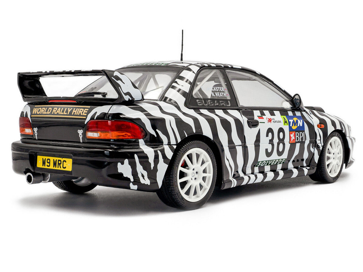 Subaru Impreza S5 WRC99 #38 Nigel Heath - Steve Lancaster "Rallye de Portugal" (2001) "Competition" Series 1/18 Diecast Model Car by Solido LuxuryLifeWay Online Store