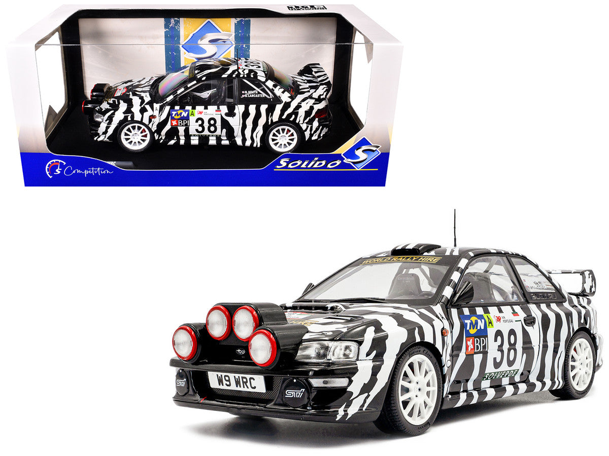 Subaru Impreza S5 WRC99 #38 Nigel Heath - Steve Lancaster "Rallye de Portugal" (2001) "Competition" Series 1/18 Diecast Model Car by Solido LuxuryLifeWay Online Store