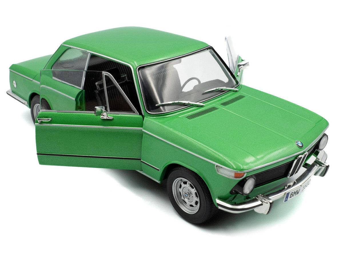 1971 BMW 1602 Taiga Green Metallic 1/18 Diecast Model Car by Solido LuxuryLifeWay Online Store