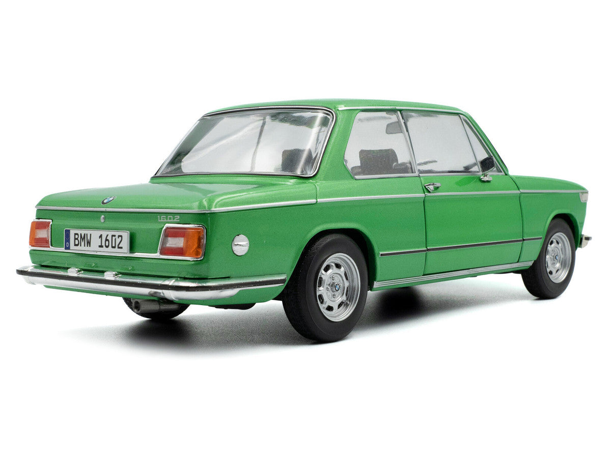 1971 BMW 1602 Taiga Green Metallic 1/18 Diecast Model Car by Solido LuxuryLifeWay Online Store