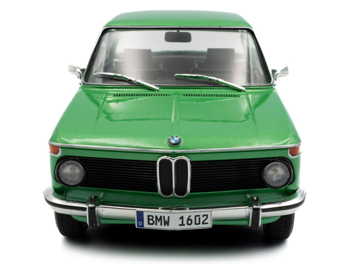 1971 BMW 1602 Taiga Green Metallic 1/18 Diecast Model Car by Solido LuxuryLifeWay Online Store