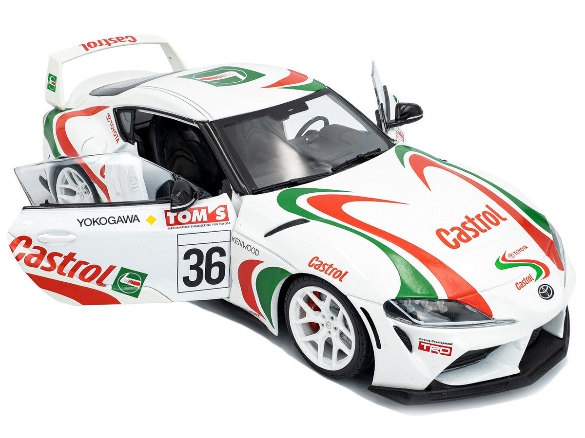 2024 Toyota GR Supra #36 "Toyota Racing Tribute" White with Green and Red Graphics 1/18 Diecast Model Car by Solido LuxuryLifeWay Online Store