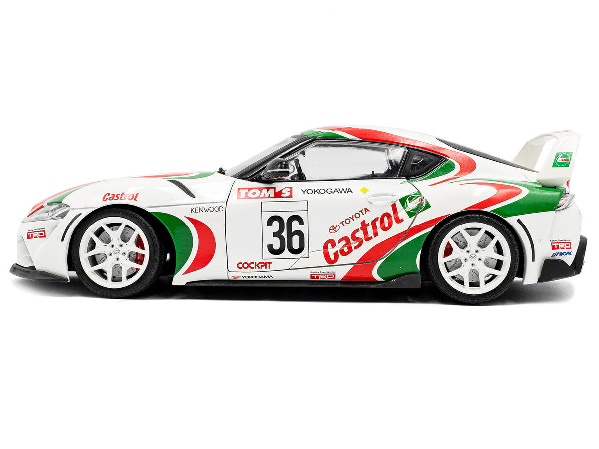 2024 Toyota GR Supra #36 "Toyota Racing Tribute" White with Green and Red Graphics 1/18 Diecast Model Car by Solido LuxuryLifeWay Online Store