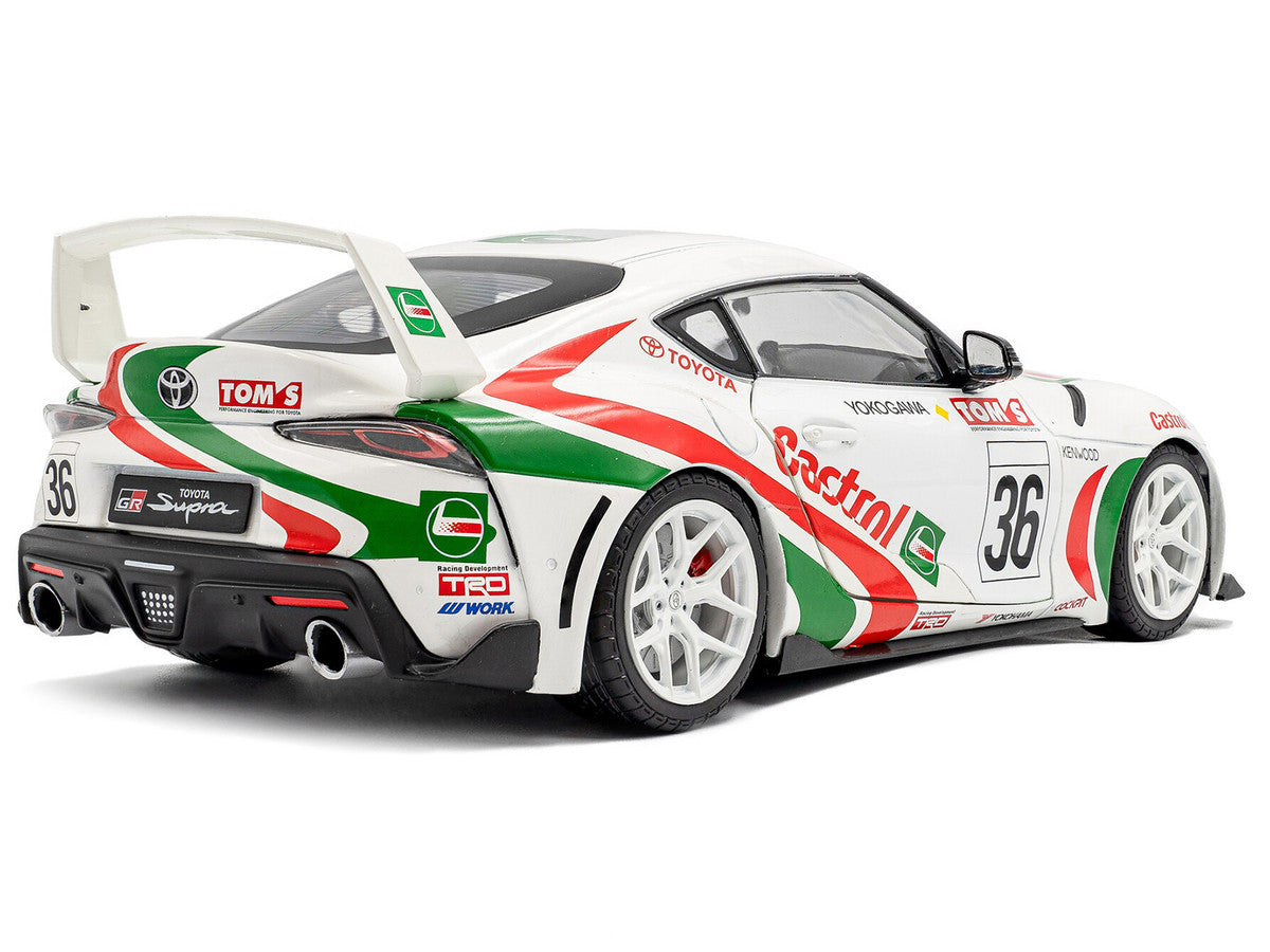 2024 Toyota GR Supra #36 "Toyota Racing Tribute" White with Green and Red Graphics 1/18 Diecast Model Car by Solido LuxuryLifeWay Online Store