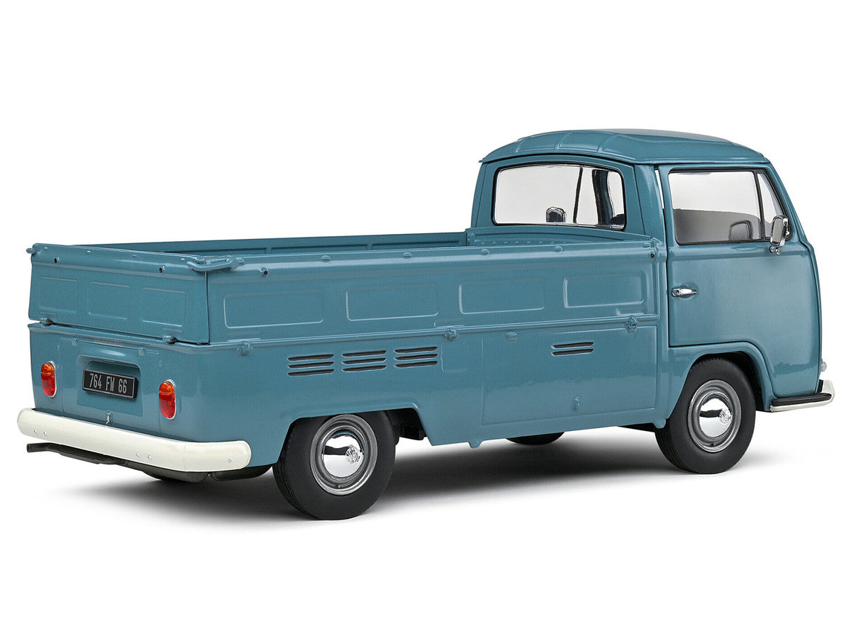 1968 Volkswagen T2 Pickup Truck Petrol Blue 1/18 Diecast Model Car by Solido LuxuryLifeWay Online Store