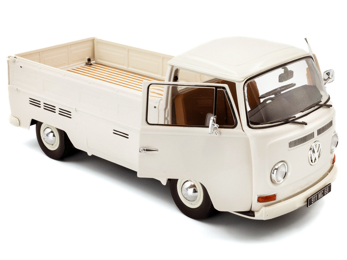 1968 Volkswagen T2 Pickup Truck Beige 1/18 Diecast Model Car by Solido LuxuryLifeWay Online Store