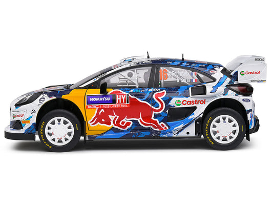Ford Puma Rally1 Hybrid #16 Adrien Fourmaux - Alexandre Coria 3rd Place "Rally Sweden" (2024) "Competition" Series 1/18 Diecast Model Car by Solido LuxuryLifeWay Online Store