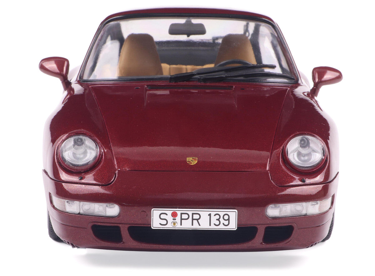 1997 Porsche 911 (993) Turbo Arena Red Metallic 1/18 Diecast Model Car by Solido LuxuryLifeWay Online Store