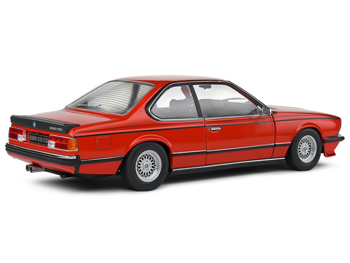 1984 BMW 635 CSI (E24) Henna Red 1/18 Diecast Model Car by Solido LuxuryLifeWay Online Store