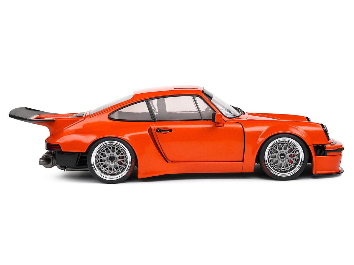 2022 Porsche 911 KS-R Orange Metallic 1/18 Diecast Model Car by Solido LuxuryLifeWay Online Store