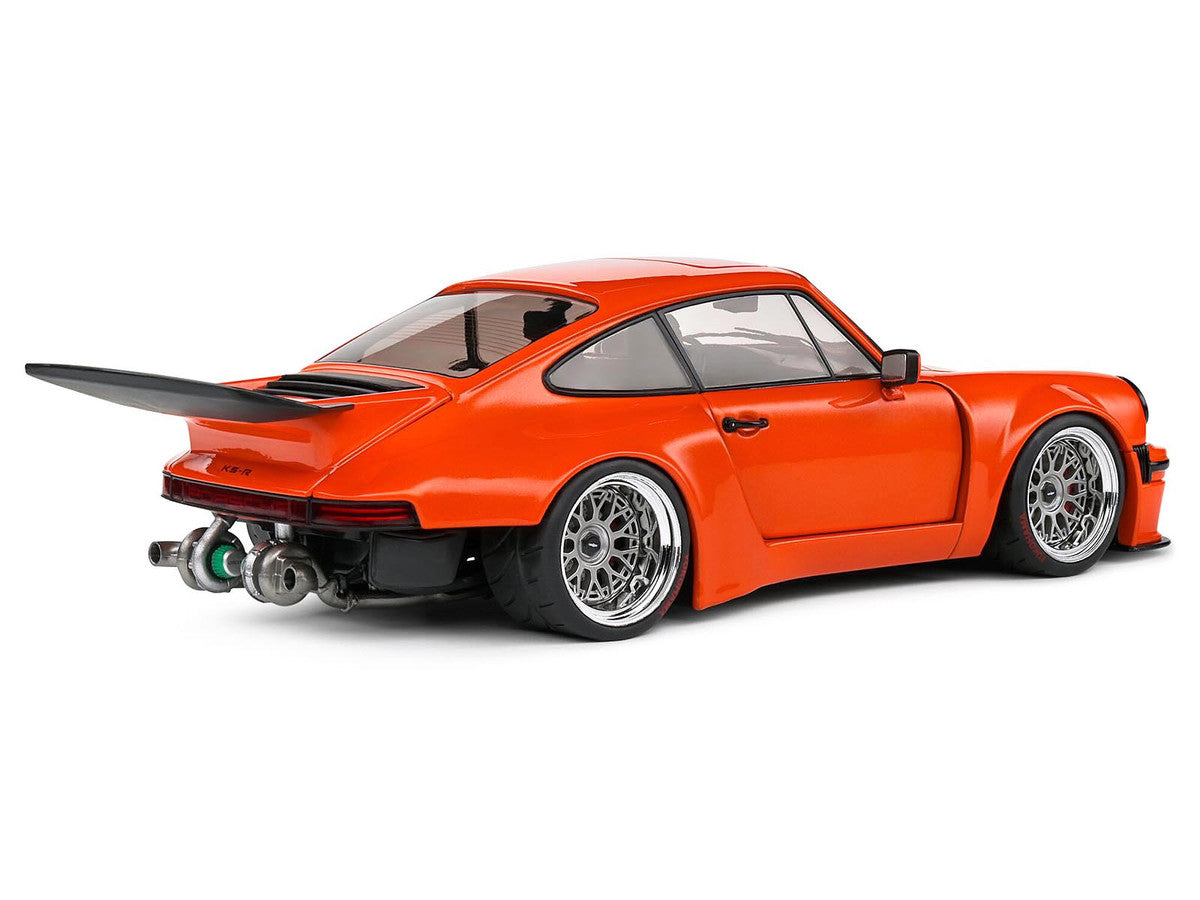 2022 Porsche 911 KS-R Orange Metallic 1/18 Diecast Model Car by Solido LuxuryLifeWay Online Store