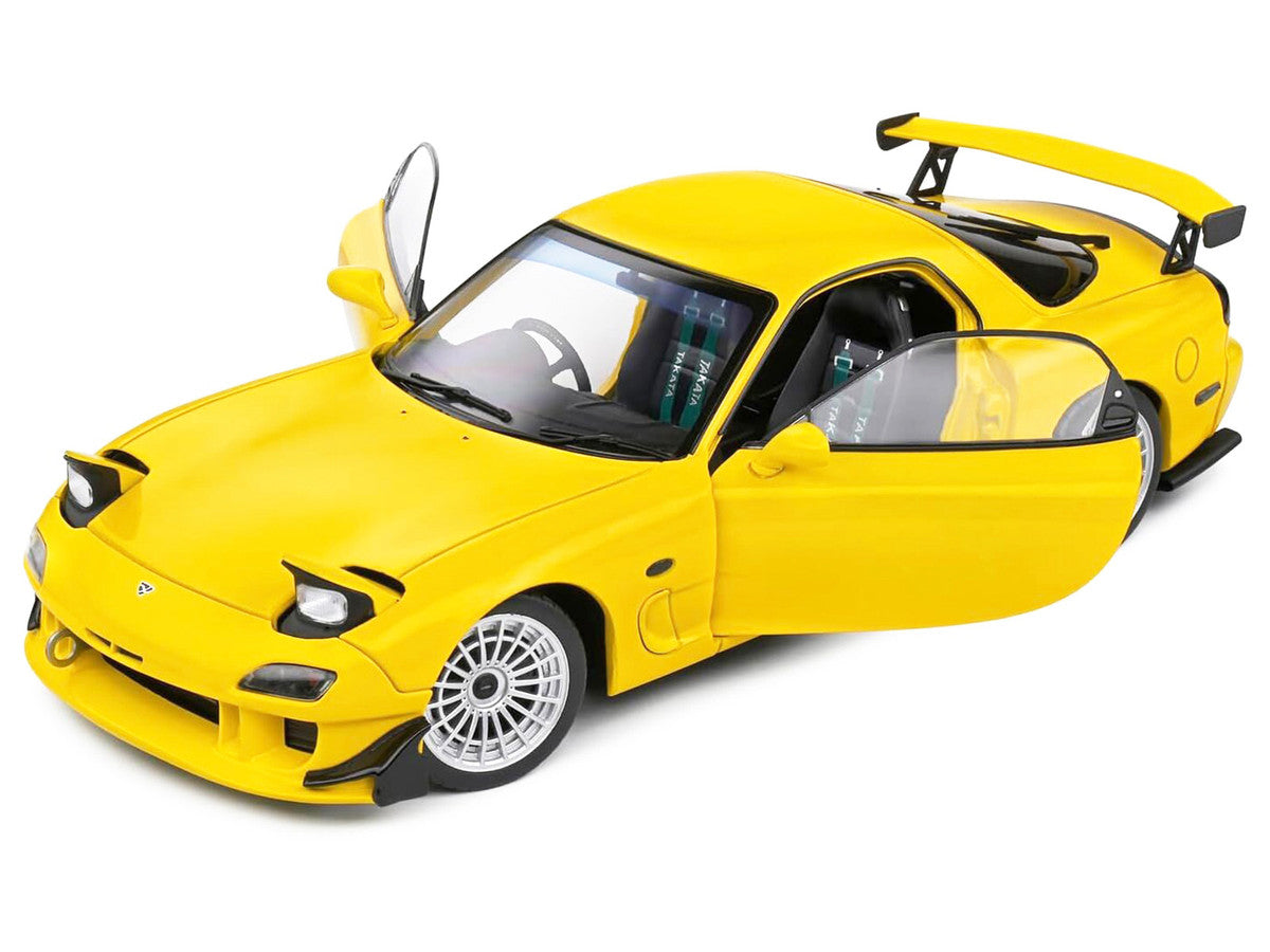 1994 Mazda RX7 Type RS (FD3RS) RHD (Right Hand Drive) Yellow 1/18 Diecast Model Car by Solido LuxuryLifeWay Online Store