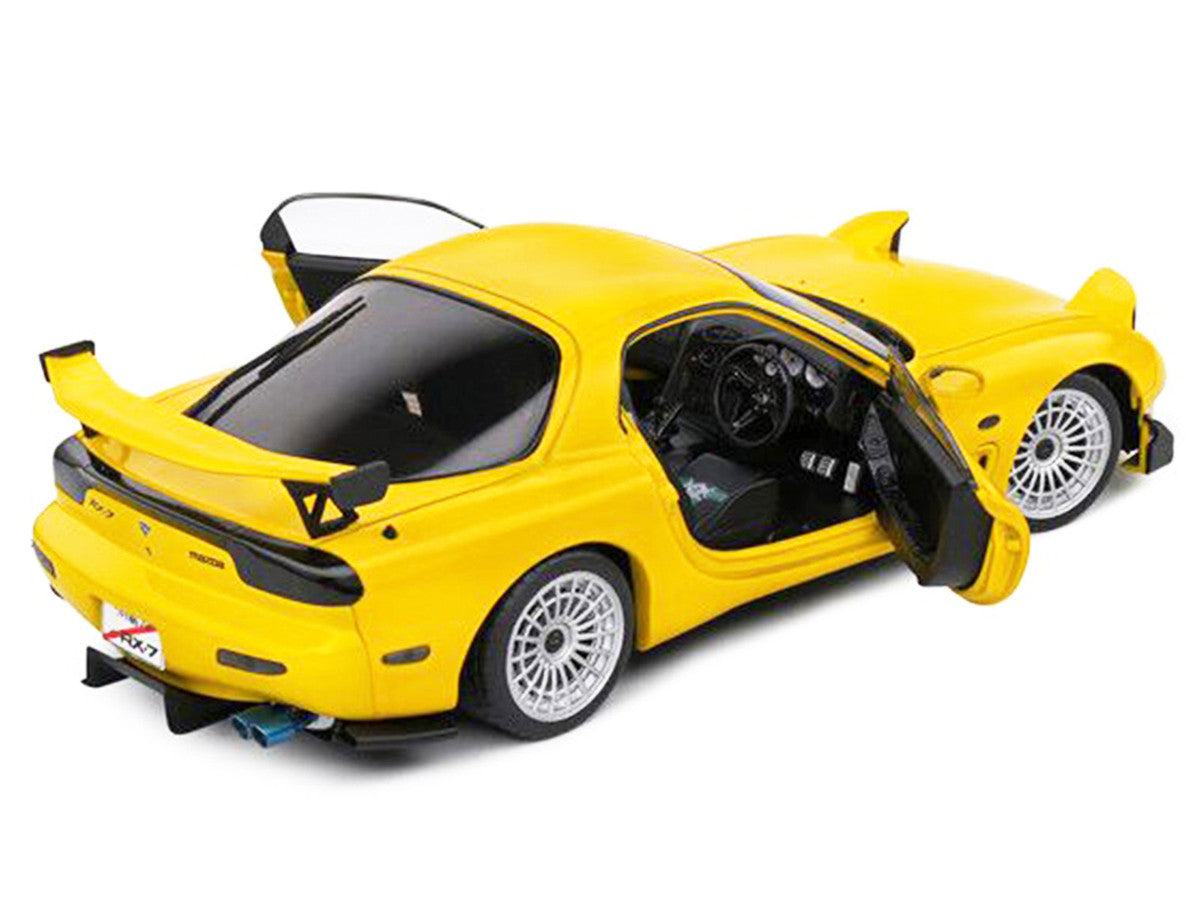 1994 Mazda RX7 Type RS (FD3RS) RHD (Right Hand Drive) Yellow 1/18 Diecast Model Car by Solido LuxuryLifeWay Online Store