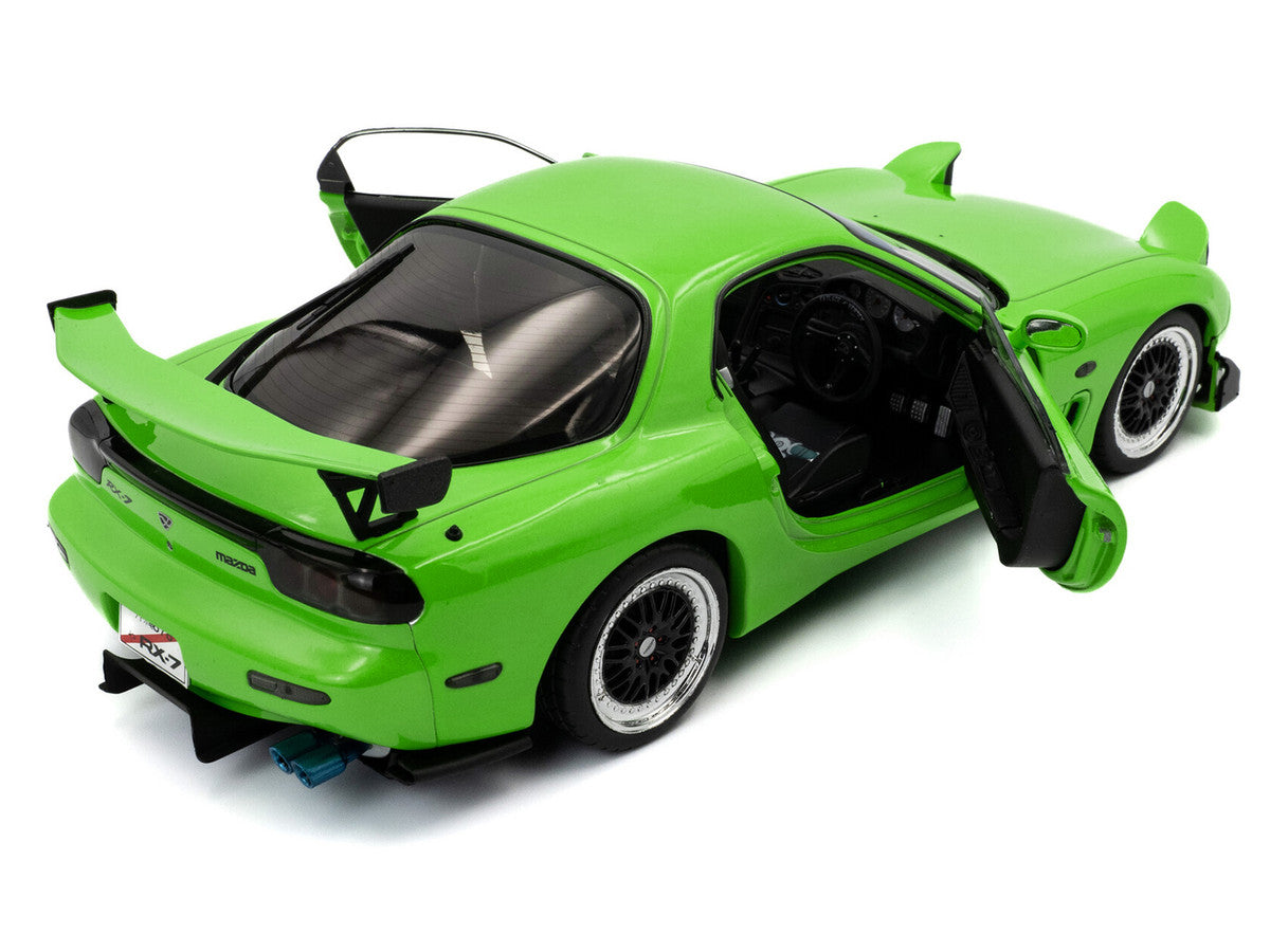 1999 Mazda RX7 Type RS (FD3RS) RHD (Right Hand Drive) Neon Green 1/18 Diecast Model Car by Solido LuxuryLifeWay Online Store