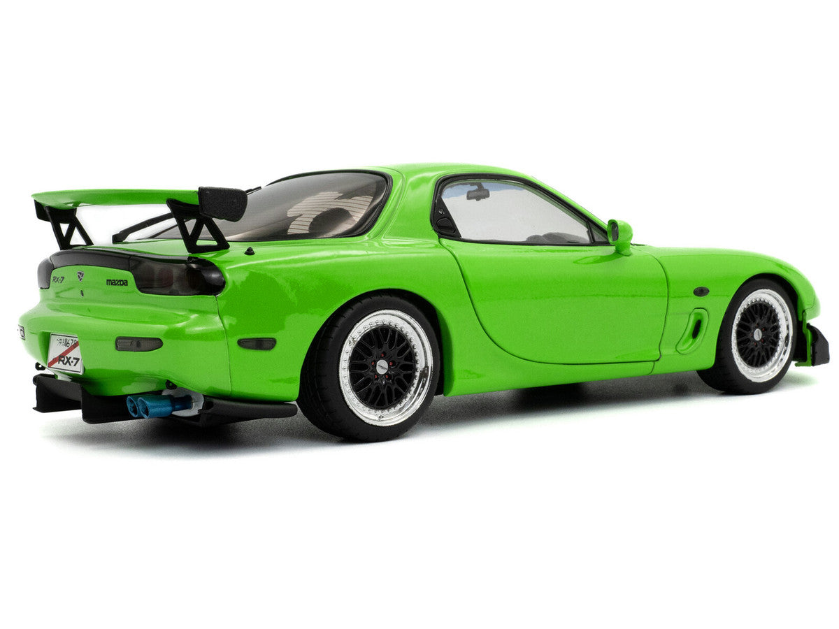 1999 Mazda RX7 Type RS (FD3RS) RHD (Right Hand Drive) Neon Green 1/18 Diecast Model Car by Solido LuxuryLifeWay Online Store