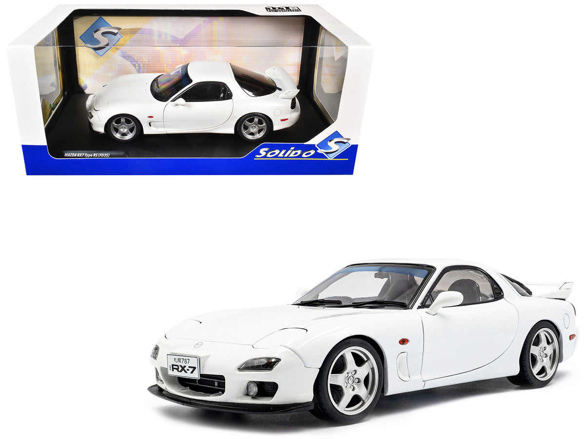 2001 Mazda RX7 Type RS (FD3S) RHD (Right Hand Drive) White 1/18 Diecast Model Car by Solido LuxuryLifeWay Online Store