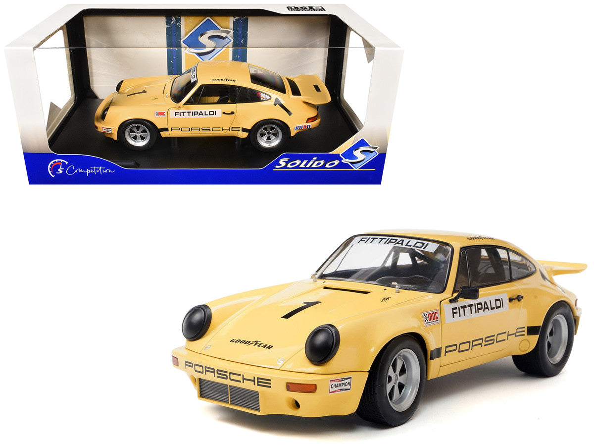 Porsche 911 IROC #1 Emerson Fittipaldi "International Race of Champions" (1974) "Competition" Series 1/18 Diecast Model Car by Solido LuxuryLifeWay Online Store