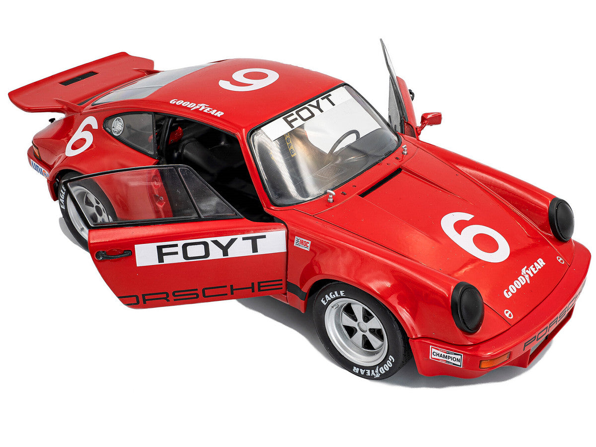 Porsche 911 IROC #6 A.J. Foyt "International Race of Champions" (1974) 1/18 Diecast Model Car by Solido LuxuryLifeWay Online Store