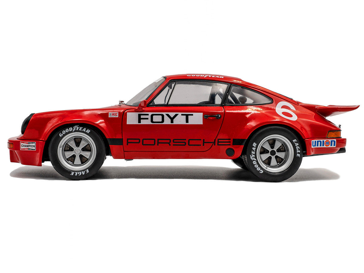Porsche 911 IROC #6 A.J. Foyt "International Race of Champions" (1974) 1/18 Diecast Model Car by Solido LuxuryLifeWay Online Store