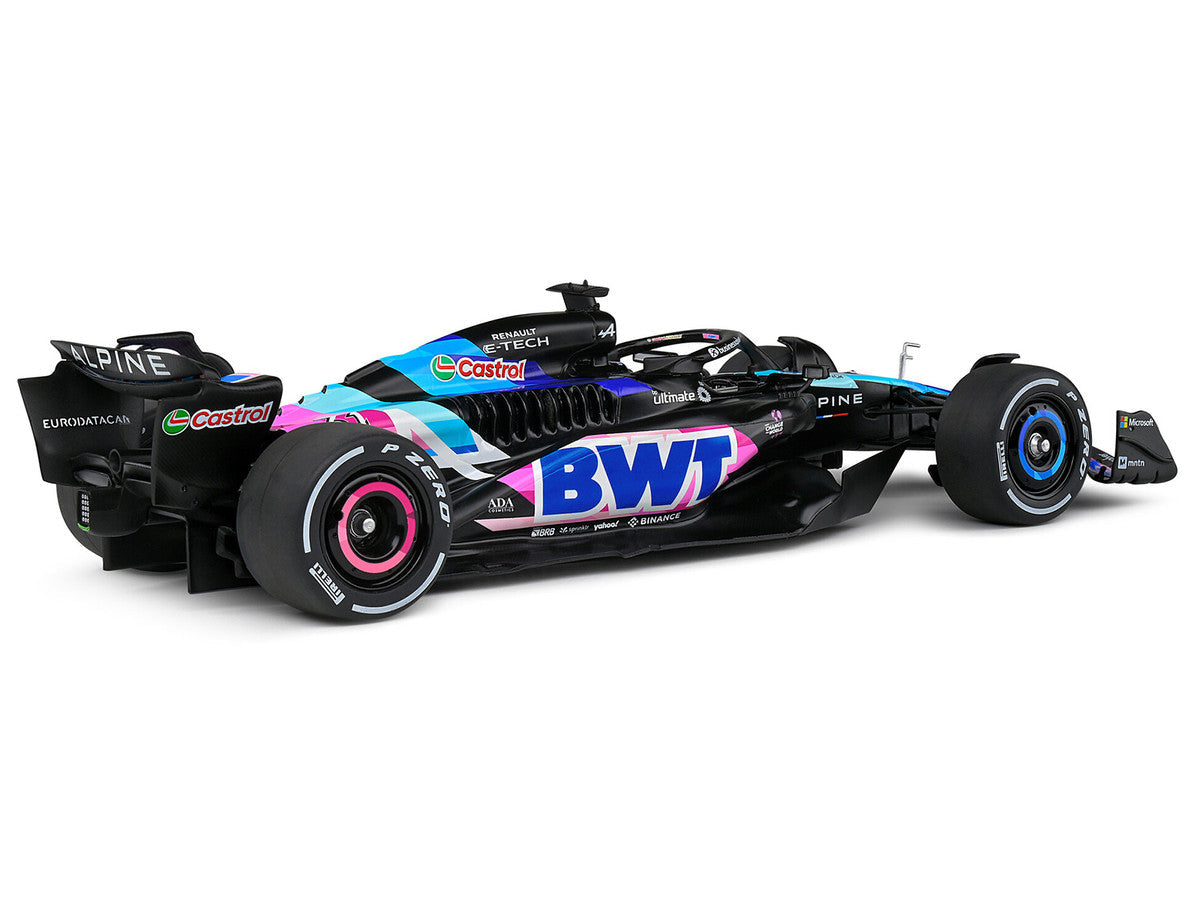Alpine A524 Presentation Edition "BWT" "Formula One F1 World Championship" (2024) "Competition" Series 1/18 Diecast Model Car by Solido LuxuryLifeWay Online Store
