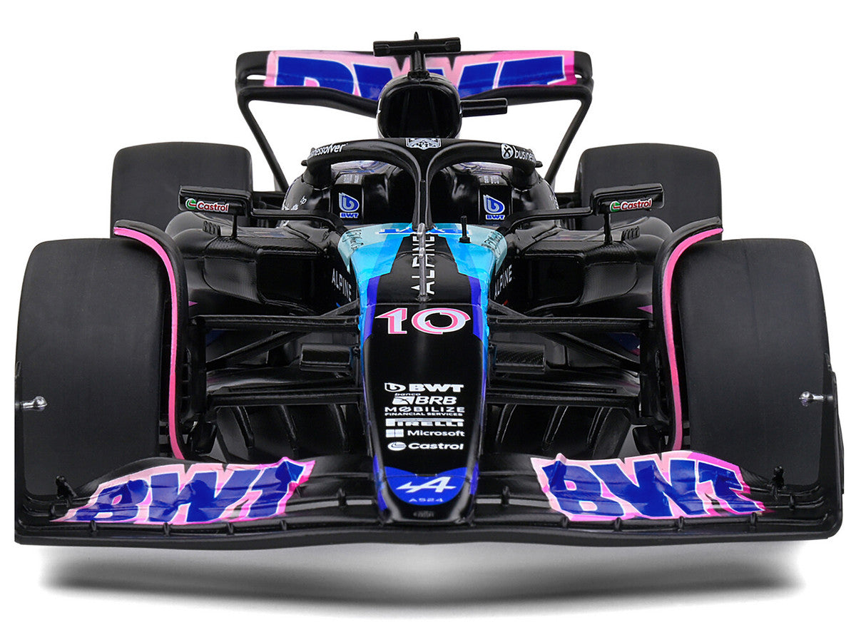 Alpine A524 Presentation Edition "BWT" "Formula One F1 World Championship" (2024) "Competition" Series 1/18 Diecast Model Car by Solido LuxuryLifeWay Online Store
