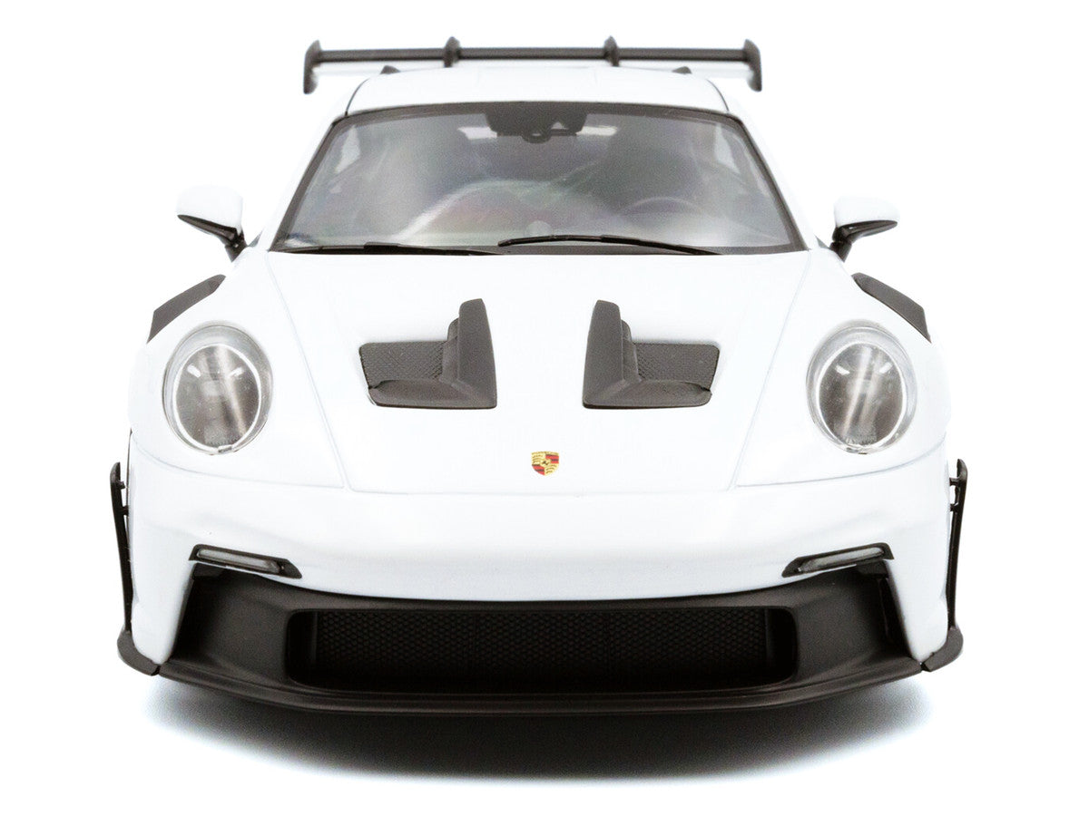 2024 Porsche 911 (992) GT3 RS White with Blue Stripes 1/18 Diecast Model Car by Solido LuxuryLifeWay Online Store