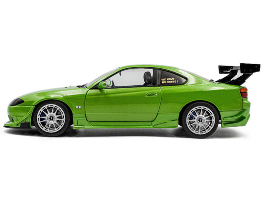 1999 Nissan Silvia S15 Spec-R Aero RHD (Right Hand Drive) "Never Satisfied" Green Metallic 1/18 Diecast Model Car by Solido LuxuryLifeWay Online Store