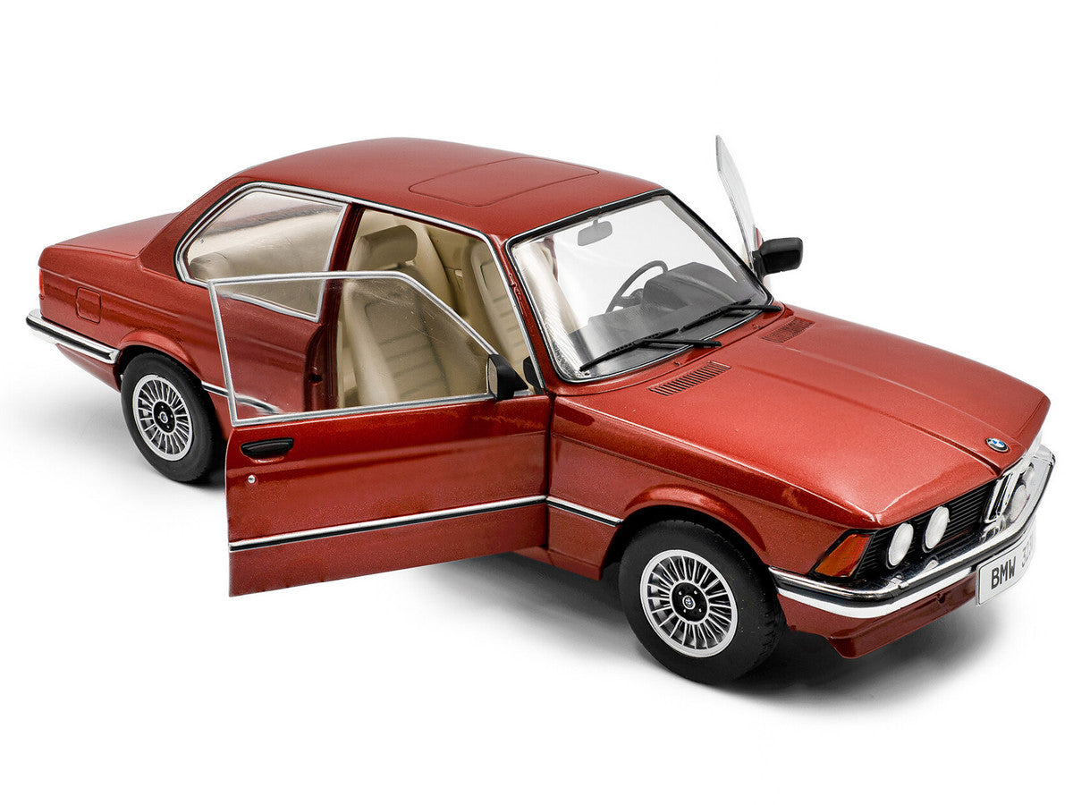 1980 BMW 323i Ruby Red Metallic 1/18 Diecast Model Car by Solido LuxuryLifeWay Online Store